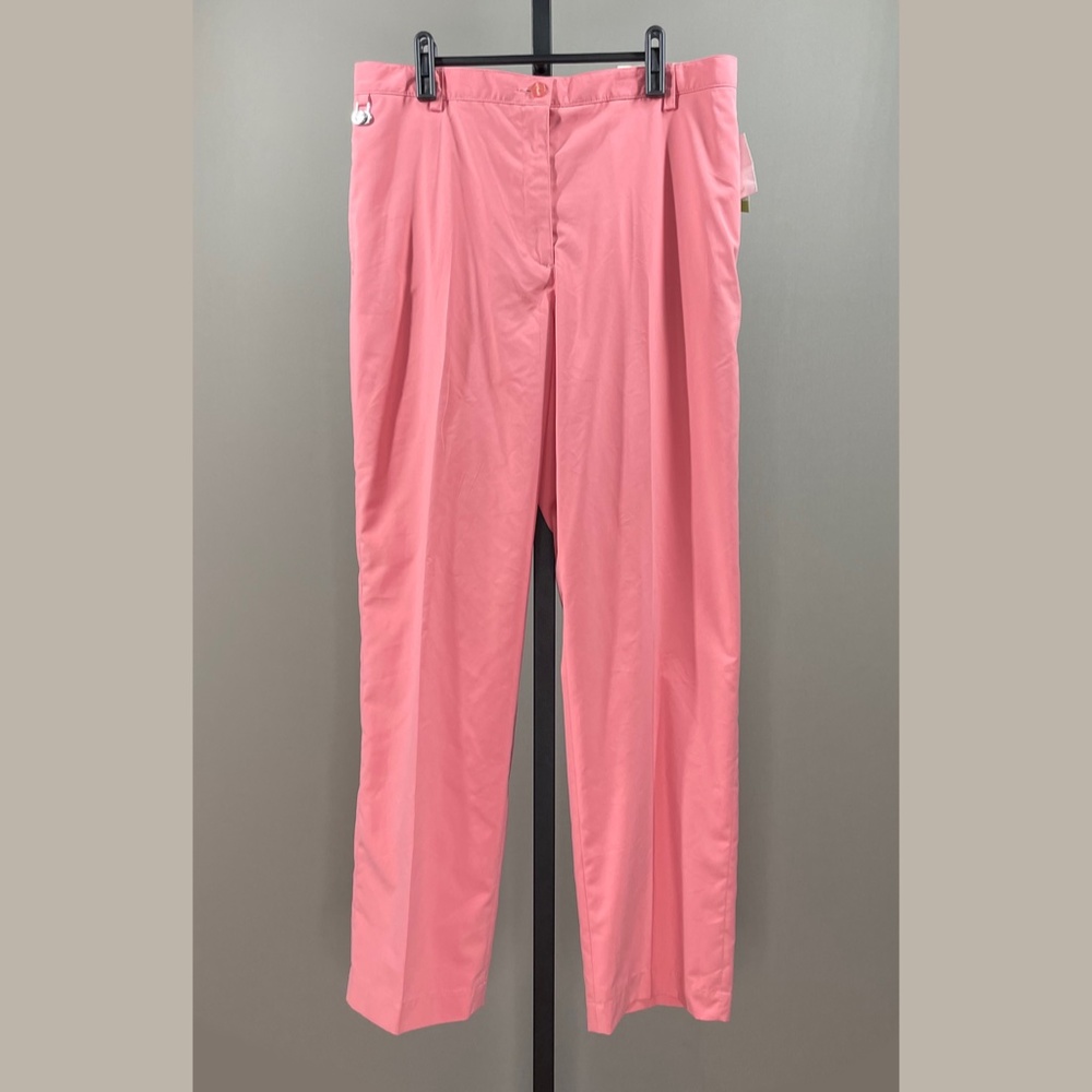 NEW! LIZ CLAIBORNE LIZGOLF PINK KYLIE PANTS! WOMENS 12!
